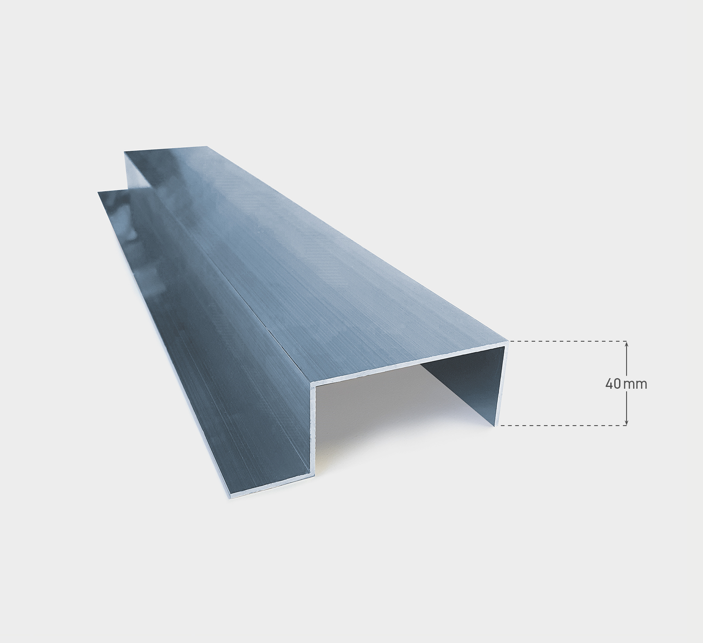 UK-FIX Balkon Randprofil / Profillänge: 3m